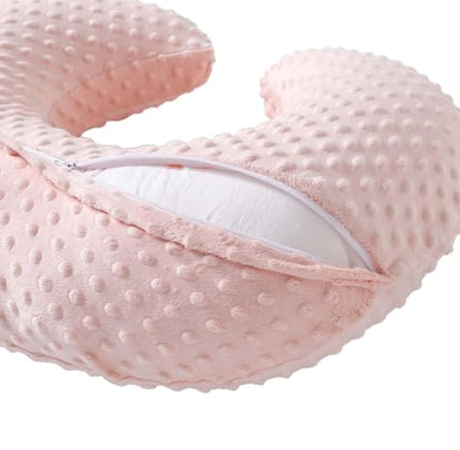 Nursing Pillow Cover Breastfeeding Pillow Cases - color: Lightpink