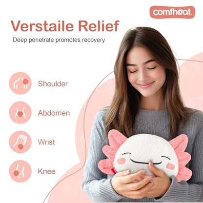 Cute Axolotl Microwave Heating Pad for Pain Relief Moist Heat Pack - style: Axolotl