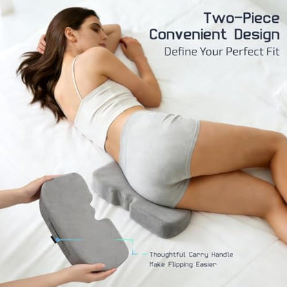 GAB Medical Bed Sore Cushions for Butt, Donut Pillow for Tailbone Pain - color: Gray