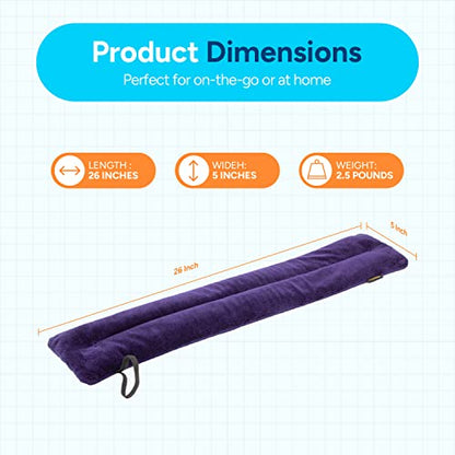 SunnyBay Heating Pad, Neck and Shoulder Wrap, 26x5 inch, Purple - size: Regular - Purple