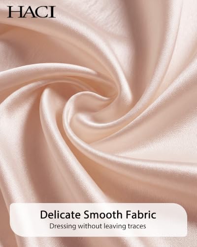 HACI Plunge Deep U Strapless Bra Push Up Demi Everyday Seamless Underwire - color: Beige, size: 34D