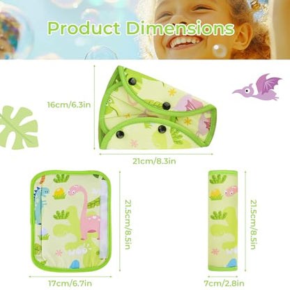 COOLBEBE Kids Seat Straps Cover Pad, Green - color: Green