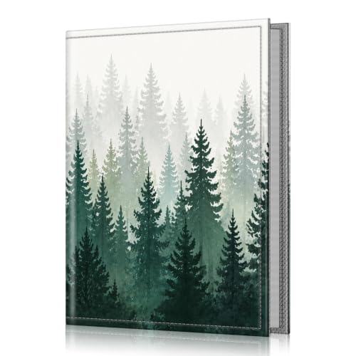 Fintie Photo Album 4x6 Photos - 52 Pockets Small Wallet Albums For Family - color: Forest