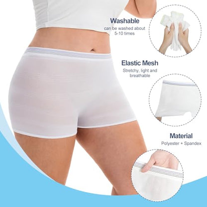 High Waist Postpartum Disposable Underwear for Women (10pk) - size: Small