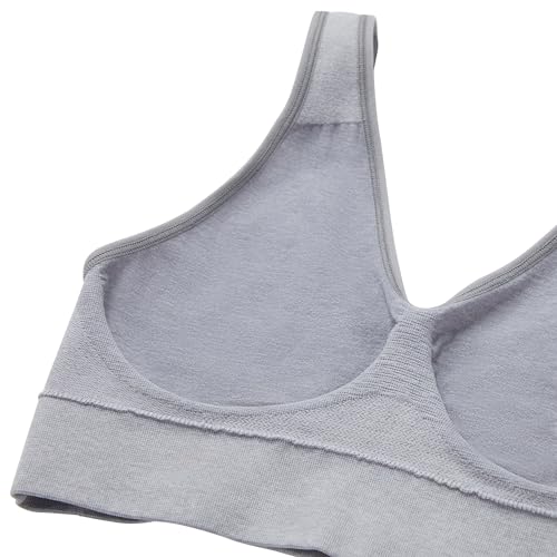 Hanes Women's Cozy Wireless Bra, Full-Coverage Pullover Bra, Seamless T-Shirt Bra - color: Nude, size: XX-Large