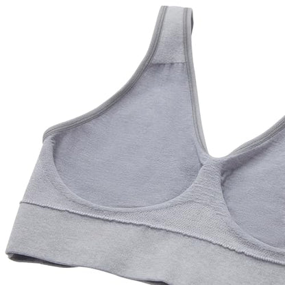 Hanes Women's Cozy Wireless Bra, Full-Coverage Pullover Bra, Seamless T-Shirt Bra - color: Nude, size: X-Large