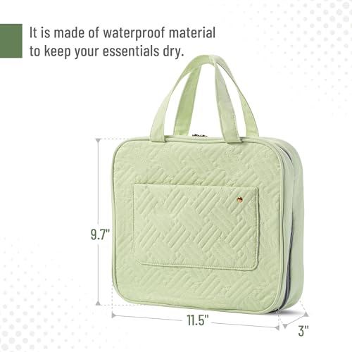 Travel Toiletry Bag Organizers, Sage Green