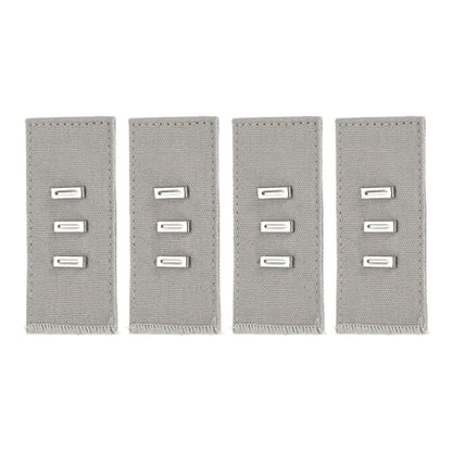 uxcell 4Pcs Hook Extenders for Pants, Adjustable Jeans Extenders for Women Men Pant Trousers Jeans (Gray, 3.2x1.4inch) - color: Gray