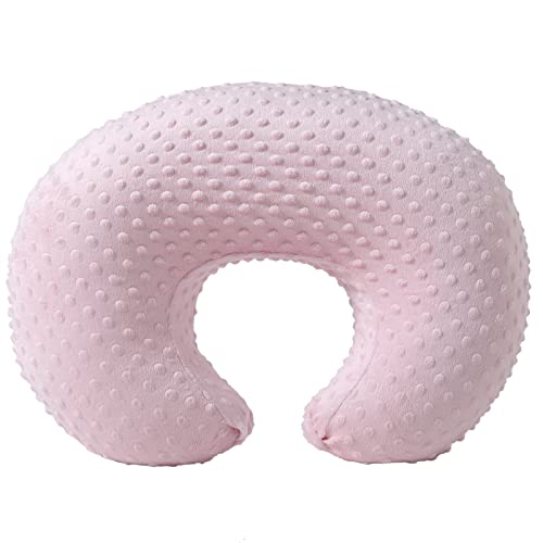 Nursing Pillow and Body Positioner with Premium Slipcover - color: Blushing Bride