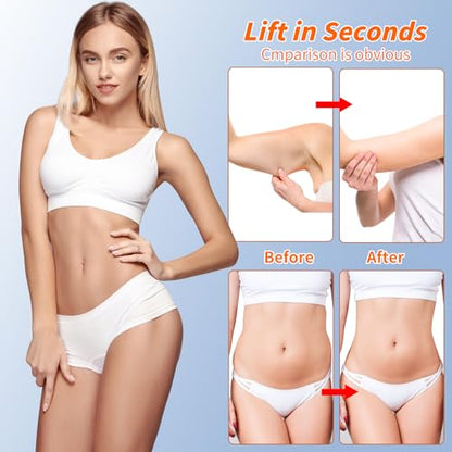 Thigh Lift Body Tape for Loose Skin 10 Count Clear Adhesive Patches