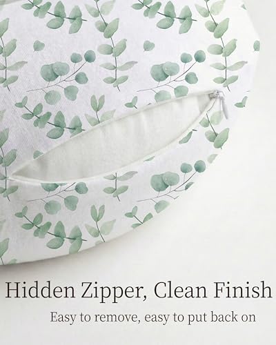 Nursing Pillow Covers 2 Pack, Stretchy Breastfeeding Pillow Covers for Baby - color: Bunny Meadow