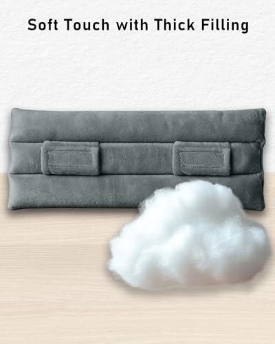 BELINOUS Hysterectomy Seat Belt Pillows for Post Abdominal Surgery (Gray) - color: Gray, size: Large