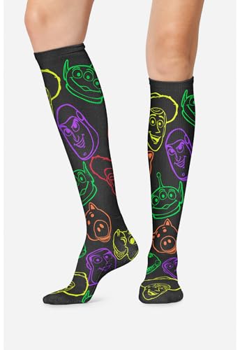 Cherokee Legwear Compression Socks for Women 10-15 mmHg (1-Pair Pack) - color: Andy's Friends, size: Plus