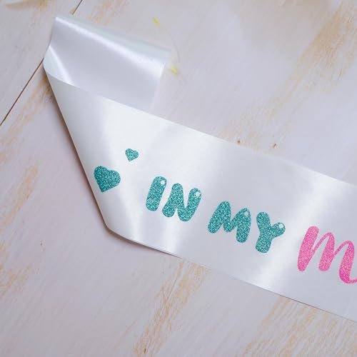 Decorit In My MAMA Era Sash, Mom-to- Be Sash for Baby Shower, Gender Reveal