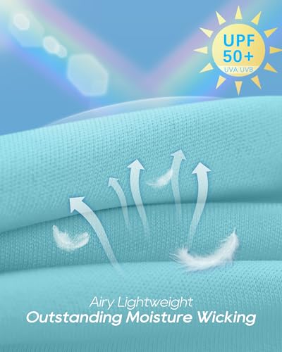 G4Free Lightbreeze Maternity Shirts Long Sleeve Half Zip Mock Neck Yoga - color: Light Blue, size: Medium