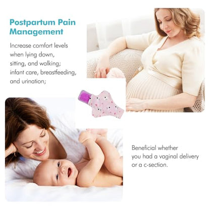 2 Perineal Cold Packs for Maternity Postpartum Care, Pink