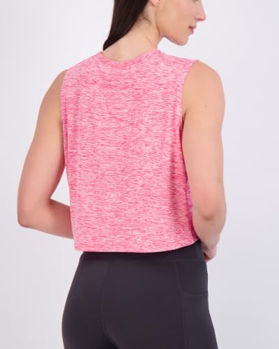 5 Pack Women's Dry Fit Crop Tank Tops Sleeveless Athletic Workout Gym Yoga - color: Set 1, size: Medium