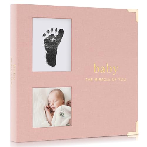 Keepsake Baby Memory Book for Boys and Girls - First 5 Year Baby Book - color: Pink