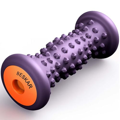 BESKAR Foot Massage Roller for Plantar Fasciitis Relief - color: Grape