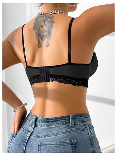 SHENHE Women's Lace Non-Padded Nursing Bras for Breastfeeding - color: Dark Grey, size: Small