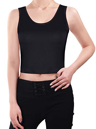 Geyoga 8 Pcs Crop Tank Top - color: Gray, Green, Navy, Black, Coffee, White, size: XX-Large