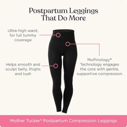Belly Bandit Mother Tucker Discreet Breathable Compression Leggings - size: Large