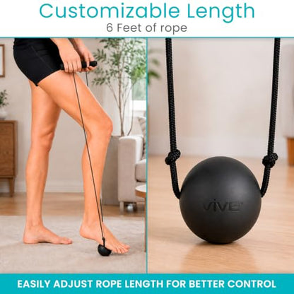 Vive Plantar Fasciitis Relief Lacrosse Ball – Massage Roller for Feet