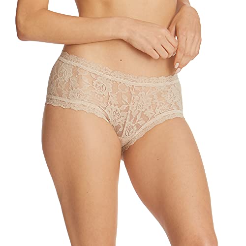 hanky panky Women's Signature Lace Boyshorts - color: Chai, size: X-Small