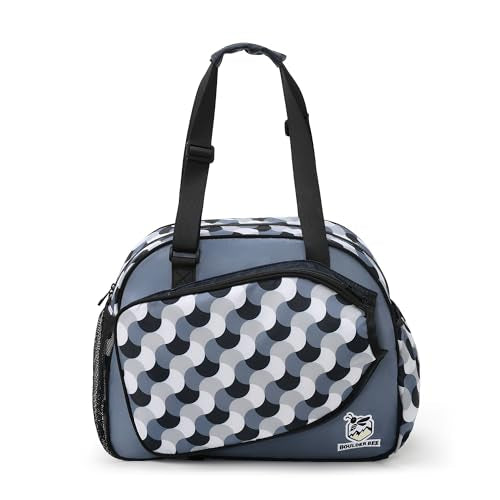 Boulder Bee Pickleball Tote Bag for Women with Paddle Holder - color: Blue wave