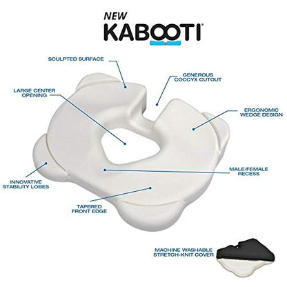 Contour Kabooti 3-in-1 Seat Cushion - Portable Donut Pillow for Support - size: Original