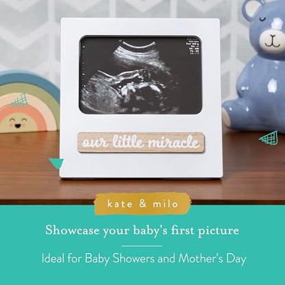 Kate & Milo Our Little Miracle Sonogram Photo Frame - color: Our Little Miracle Sono Frame