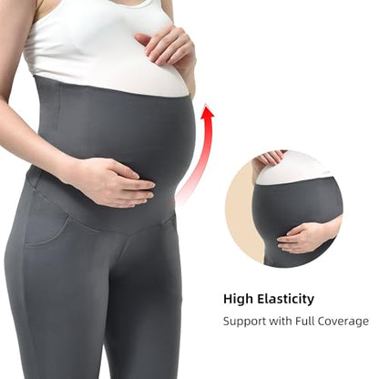 Stanpetix Maternity Joggers for Women Pregnancy Sweatpants - color: Grey, size: X-Large