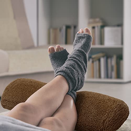 Recliner Leg Rest Cushion Sofa Footrest Pillow with Cover, Brown, 1 Pcs - color: Brown