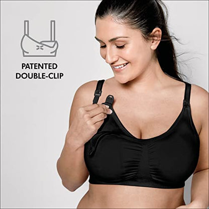 Medela Women's Pumping and Nursing Bras - color: Black, size: X-Large
