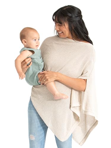 We are Amma | The Cocoon™ - Newborn Essentials Must Haves: Nursing Cover for Breast Feeding Essentials | Nursing Sweater Used as Breastfeeding Cover (Natural, One Size) - color: Natural, size: One Size