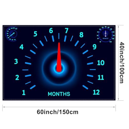 Racing Car Baby Monthly Milestone Blanket Newborn Growth Record Prop