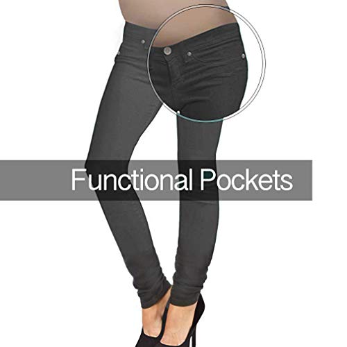 Hybrid & Company Women's Maternity Stretch Jeans - color: Pm2835sk-chr, size: Small