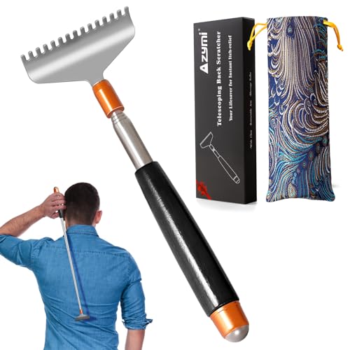 Large Back Scratcher for Women Men Instant Itch-Relief - color: Black, size: L