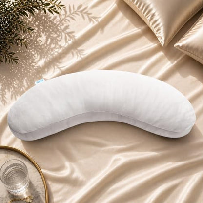 Pregnancy Pillow for Sleeping – Compact Maternity Pillow for Side Sleepers, Adjustable Belly, Back, Hip & Knee Support, Removable Washable Cover - color: Cloud Gray