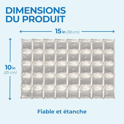 Icy Cools Reusable Ice Mats :: Three (3) Pack for Coolers (10" x 16" each - Equivalent to 10 lbs of Ice)
