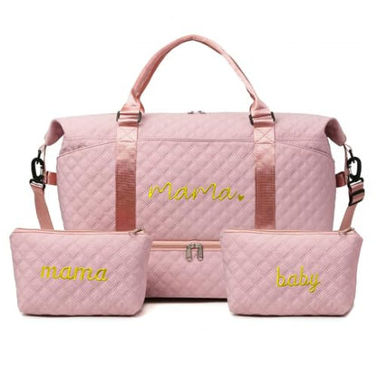 Large Maternity Hospital Bag, Pink - color: Pink