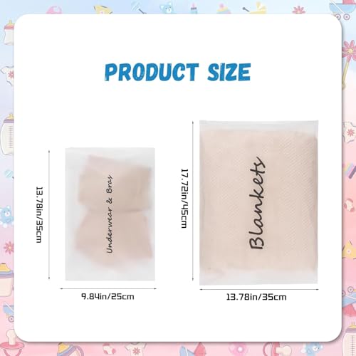 Hospital Bag for Women Labor Delivery, Diaper Organizer Pouches, 20 Pack