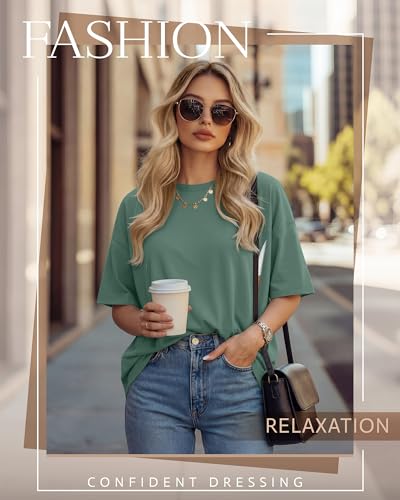 4 Pack Nursing Breastfeeding Shirts - color: Light Gray, Light Green, Khaki, Black, size: XX-Large
