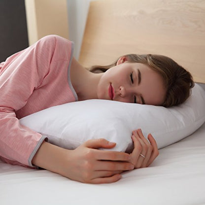 Cheer Collection White Pillowcase for V Shaped Pillow