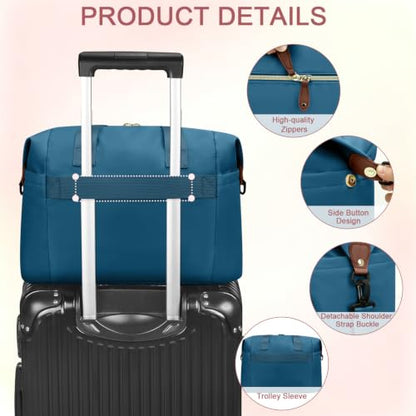 Pritent Diaper Bag Tote Waterproof Maternity Baby Bags with Pacifier Case - color: Blue, size: Medium