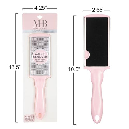 Pink Callus Remover Tool - Professional Foot File & Callus Shaver for Feet - color: Pink