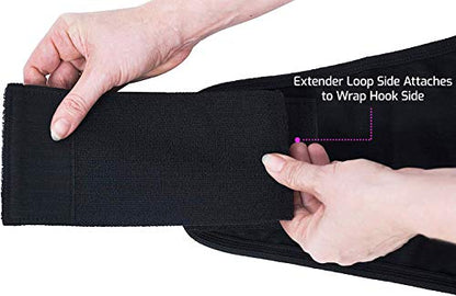 Extender Strap - 4 x 9 Inches - Made in USA - Elastic Hook & Loop Extension - size: 4x9 Inch (Pack of 1)