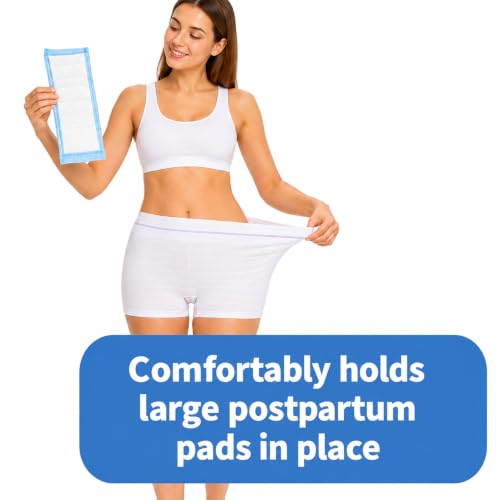 Vakly Postpartum Kit, 112 Pieces 100 Pads, 10 Underwear & 2 Peri Bottle - size: 112 Piece