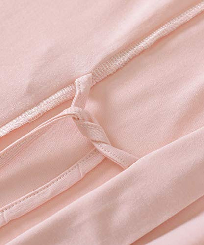 Latuza Women's Viscose Nursing Nightgown and Robe Set - color: Pink, size: X-Large