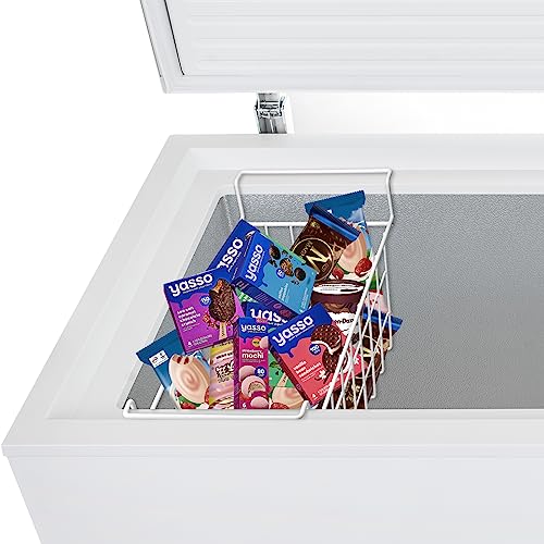 Orgneas 15.5" Freezer Organizer Bins for Chest Freezer Storage Rack Bins - size: 15.5 inch